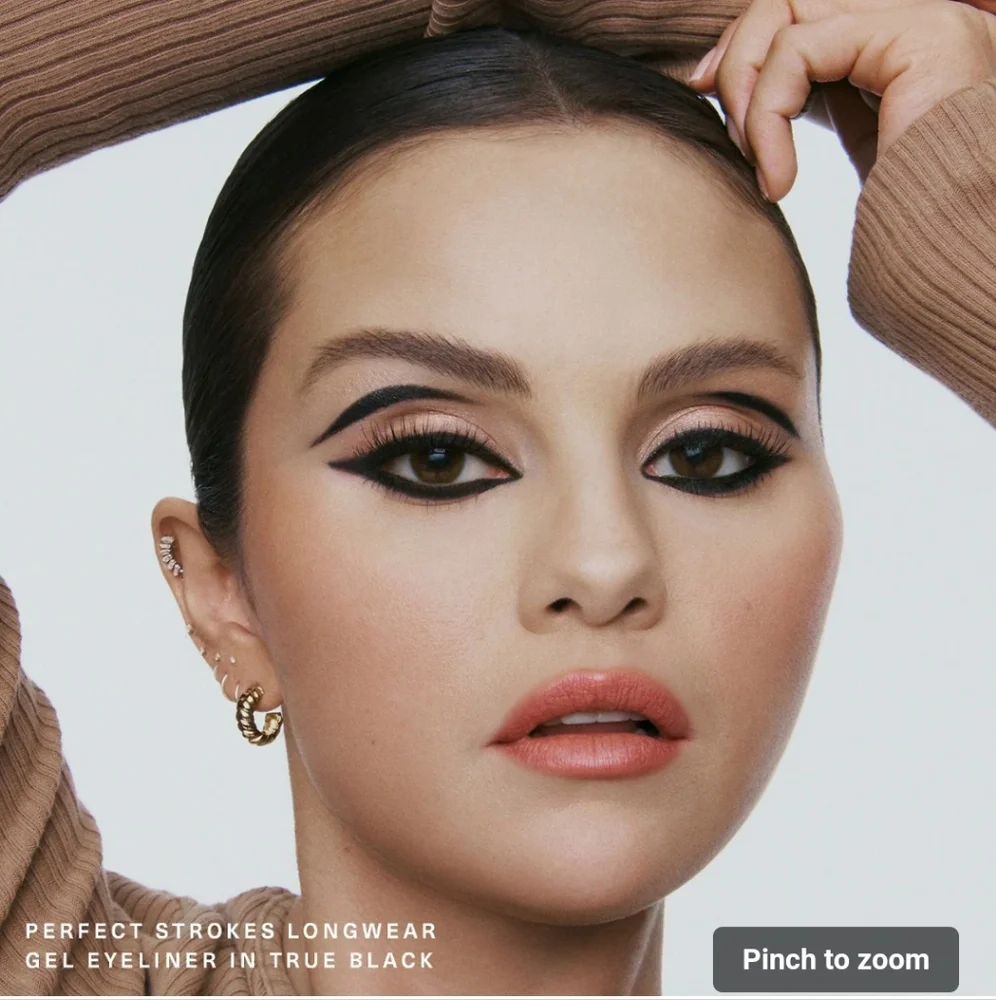 NEW Rare Beauty Perfect Strokes Longwear & Waterproof Gel Eyeliner‎ True Black